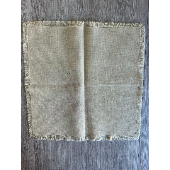 Vintage Floral Linen Napkin Handkerchief Boho Cottage Country - Picture 4 of 5